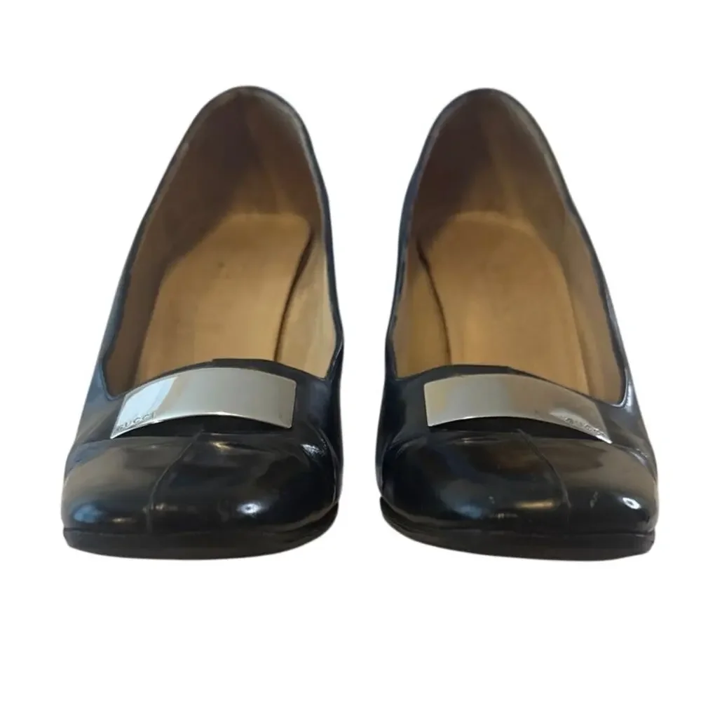 Gucci Tom Ford Era Square Toe Pumps 37.5